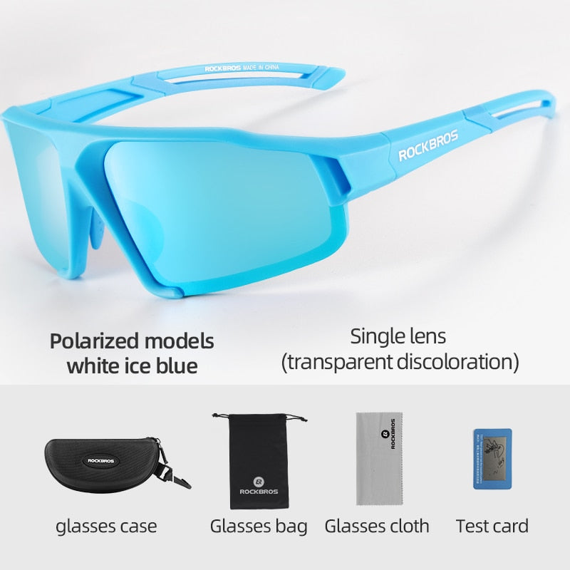 ROCKBROS Photochromic Cycling Glasses Bicycle UV400 Sport Sunglasses for Men Women