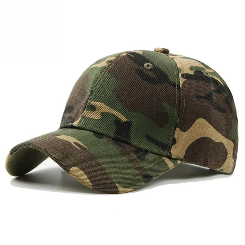 Einstellbare Baseballmütze Taktische Sommer Tarnfarbe Militär Armee Tarnfarbe Airsoft Jagd Camping Caps