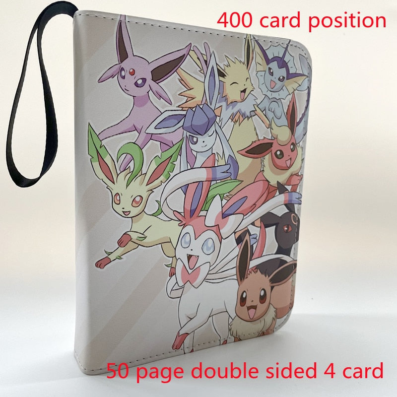 200-400 Pikachu Fotoalbum Notizbuch Pokemon Spielkarten Binder Karten Buch Mappe
