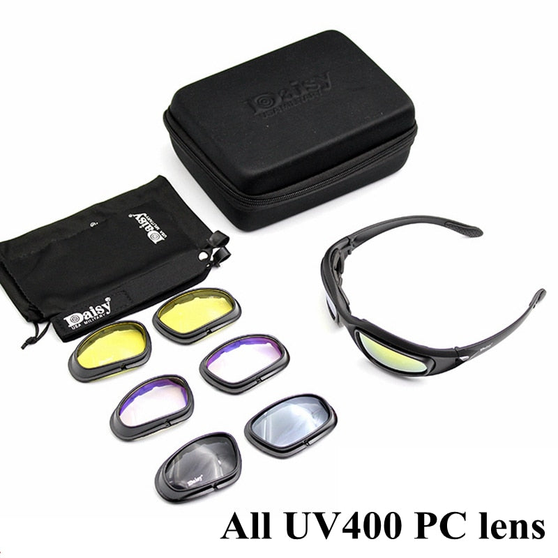 Daisy C5 Tactical Glasses Polarized Airsoft Paintball Shooting Military Goggles Outdoor