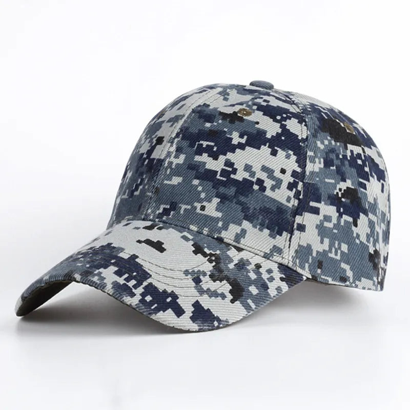 Einstellbare Baseballmütze Taktische Sommer Tarnfarbe Militär Armee Tarnfarbe Airsoft Jagd Camping Caps