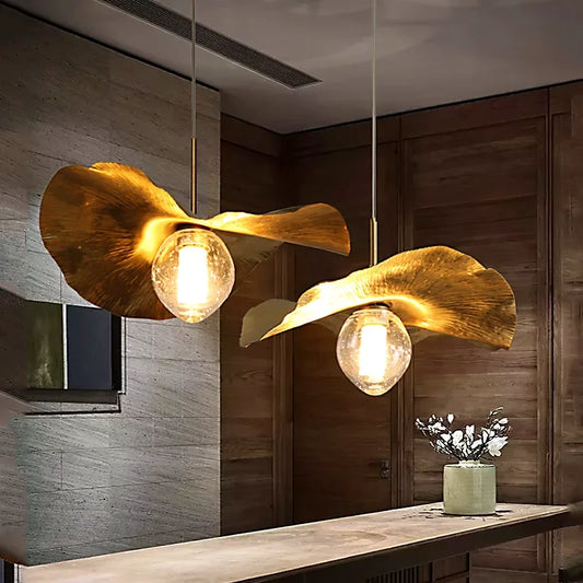 Nordic modern chandelier pendant light kitchen lotus ceiling lamp home decoration
