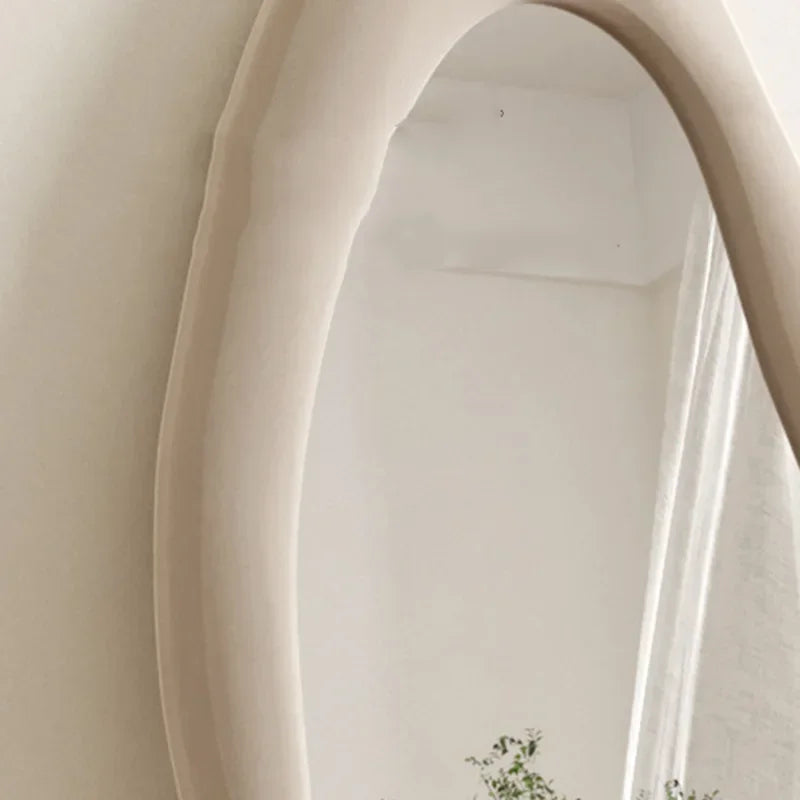Standing White Maiden Full Length Mirror Aesthetic Full Size Floor Mirrors