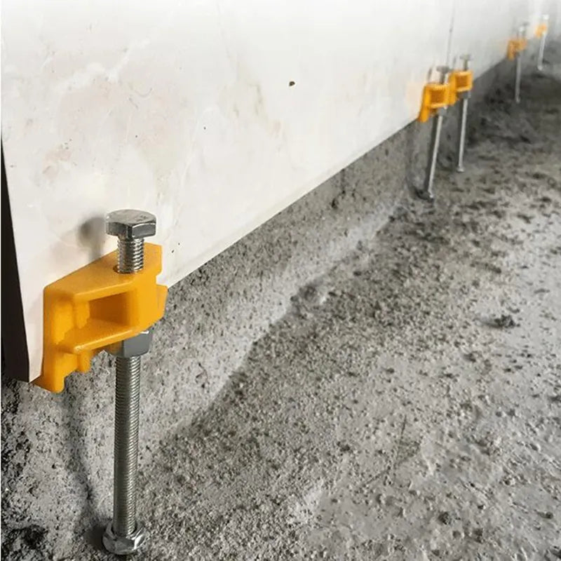 10pcs Manual Tile Locator Wall Tile Regulator Height Adjustment Positioner Thread Rising Construction Tool