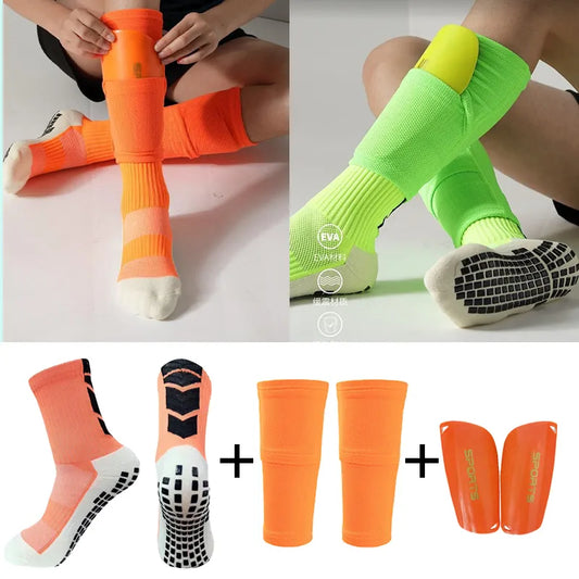 All Seasons One Set Sports Equipment Anti-Slip Football Socks