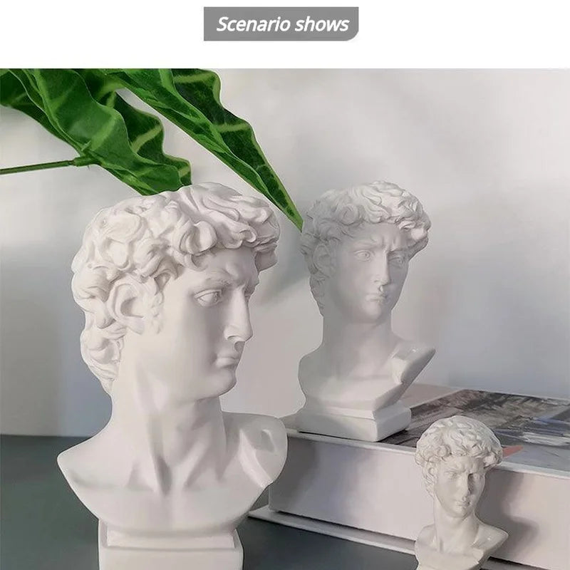 Ins Nordic David Vase Hydroponic Vase Ornaments Flowerpot Makeup Brush