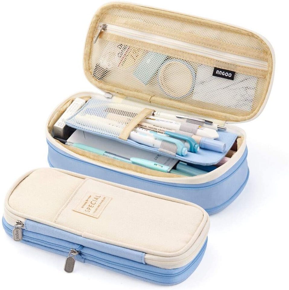 Pencil Case Foldable Waterproof 9 Colors Kawaii Stationery