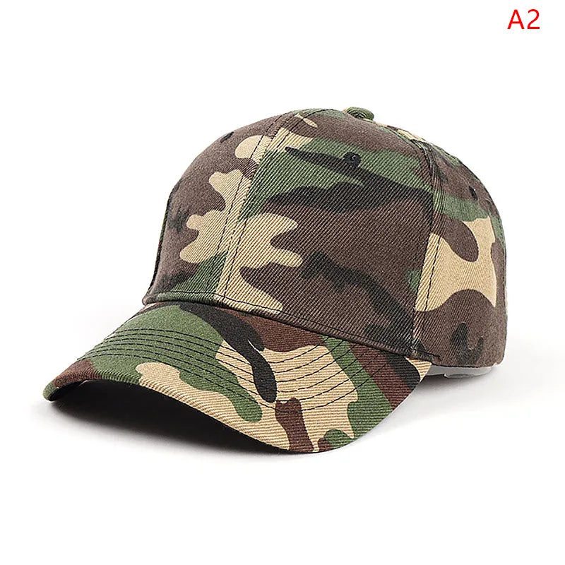 Einstellbare Baseballmütze Taktische Sommer Tarnfarbe Militär Armee Tarnfarbe Airsoft Jagd Camping Caps
