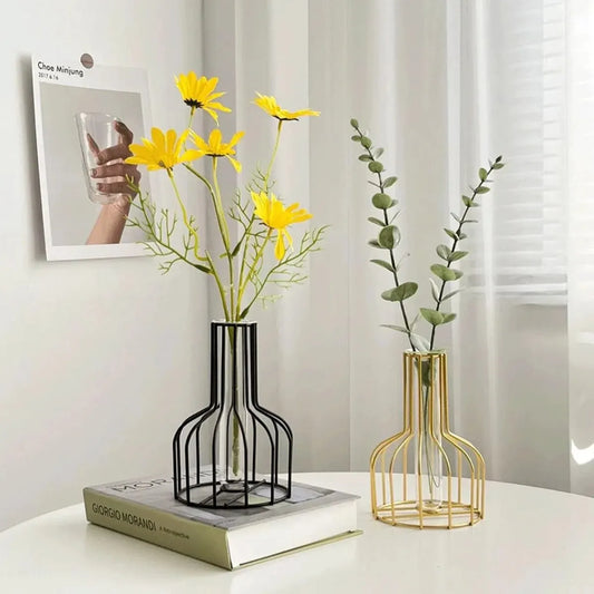 Creative Wine Bottle Flower Arrangement Home Decoration with Nordic Style