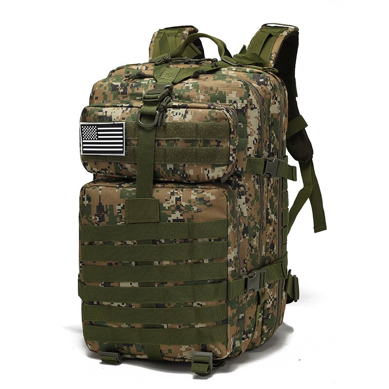 Men Hiking Backpack Large Capacity Army Tactical Men Backpack Military Camouflage Travel Outdoor Hiking Backpacks