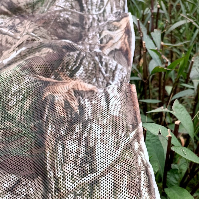 LOOGU Durable Camo Net Awning for Hunting Outdoor Camping