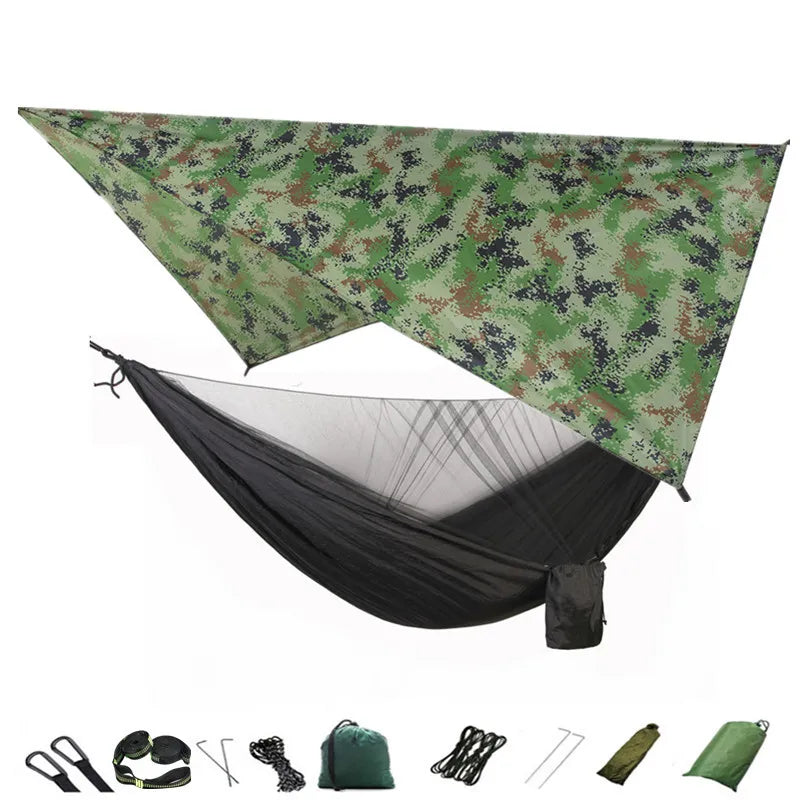 Camping Hammock Mosquito Net and Canopy Nylon for Hiking Camping Survival Travel