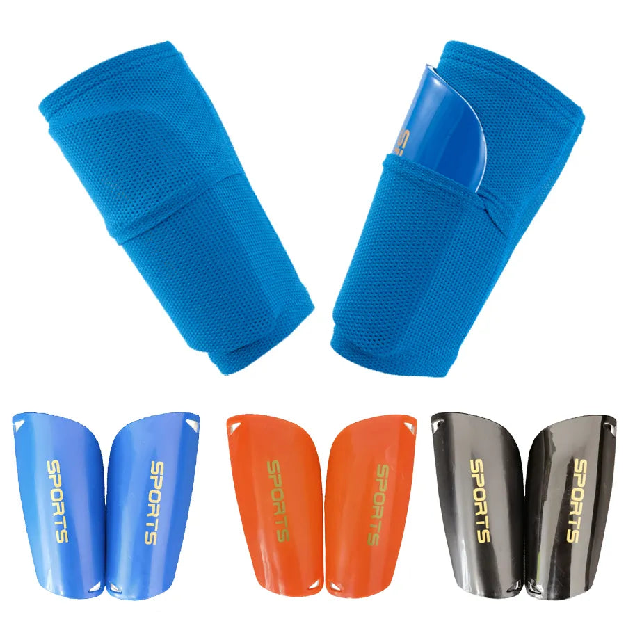 One Set Football Shin Guards Adult Men Kids Sock with Bag