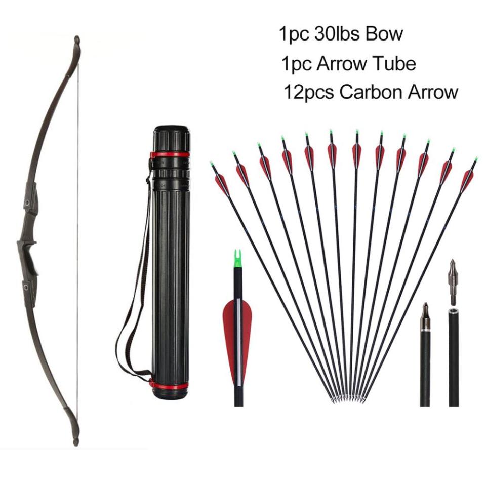 Toparchery Jagdbogen 57" Recurve-Bogen Set 20-40 Lbs