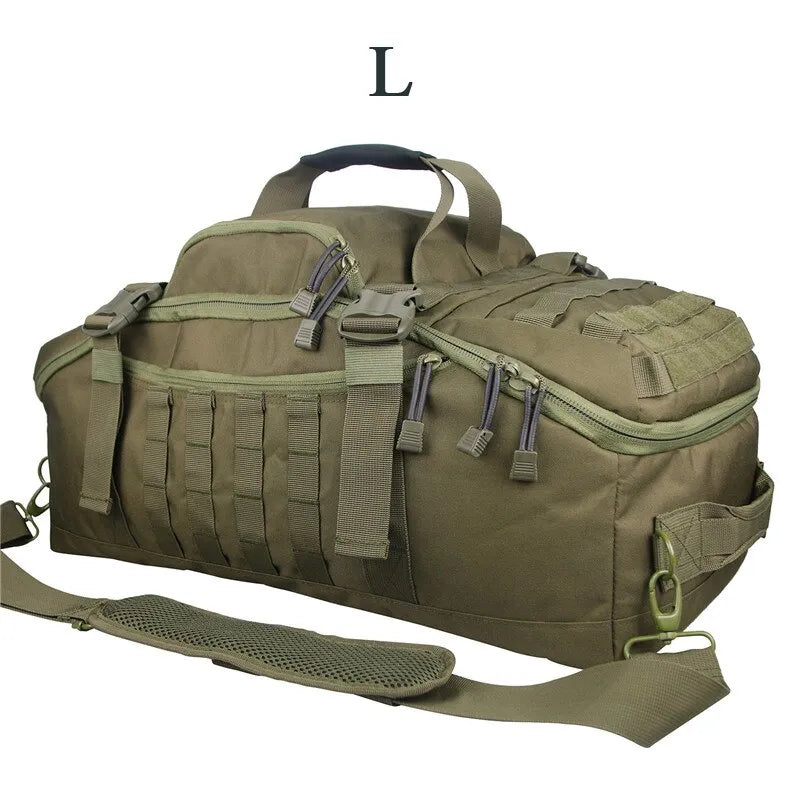LQARMY 60L 80L Camping Backpacks Men Military Tactical Backpack Molle