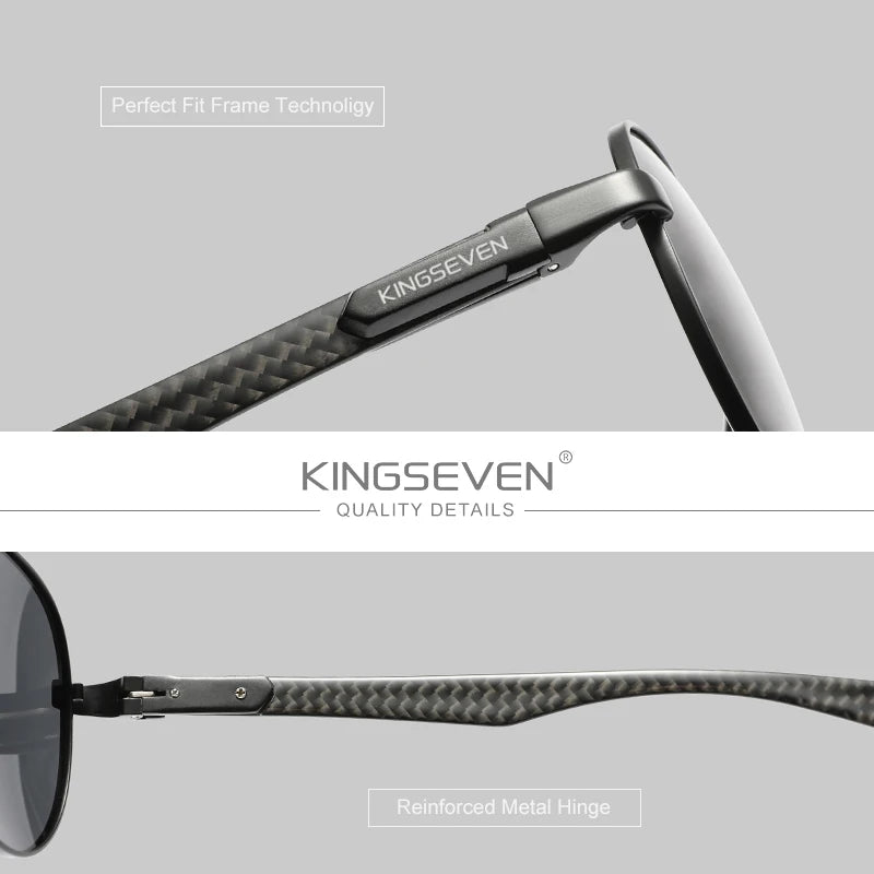 KINGSEVEN 2024 new design pilot sunglasses for men classic Uv400 protection polarize eyewear women HD luxury driving glasses