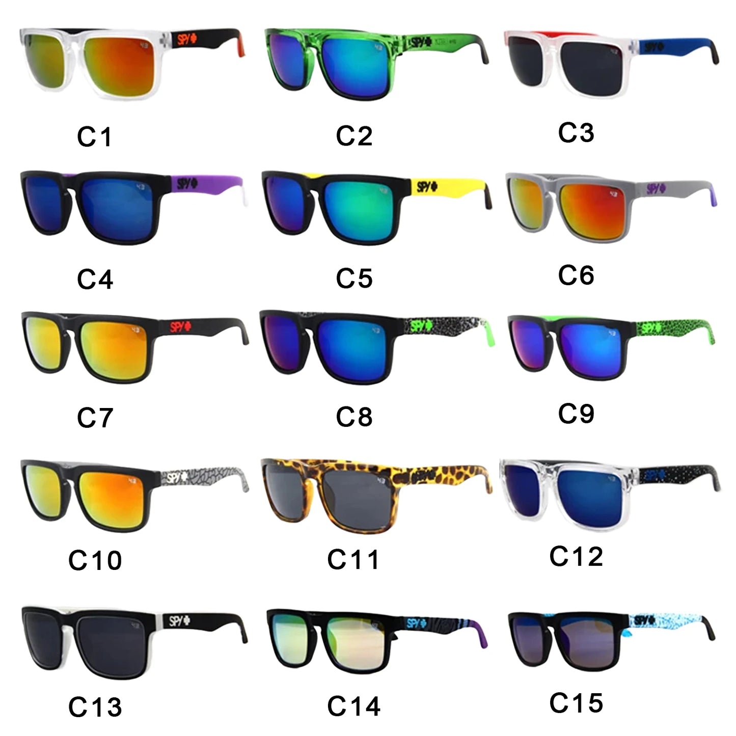 30pcsVintage Klassische Sonnenbrille Männer Frauen Outdoor Angeln Surfen Reiten Sport