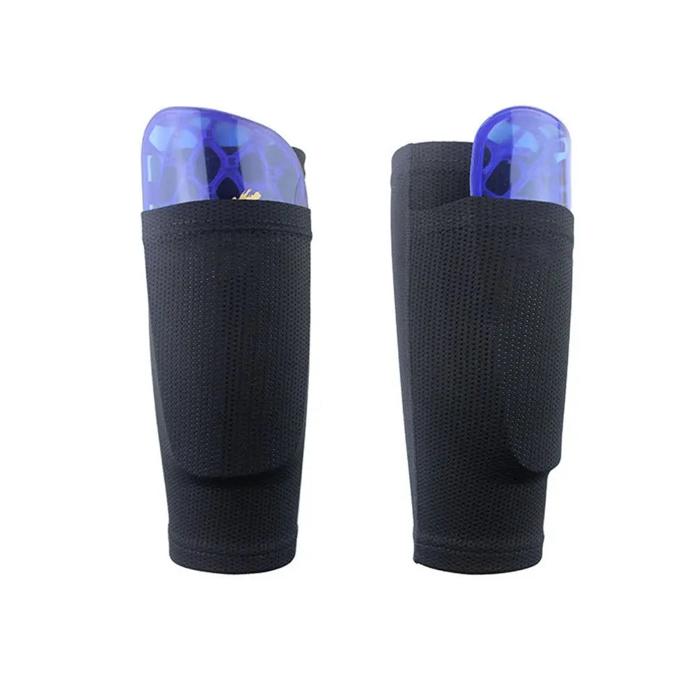1 Pair Football Shin Guards Socks Protective Sleeves for Kids Boys Men