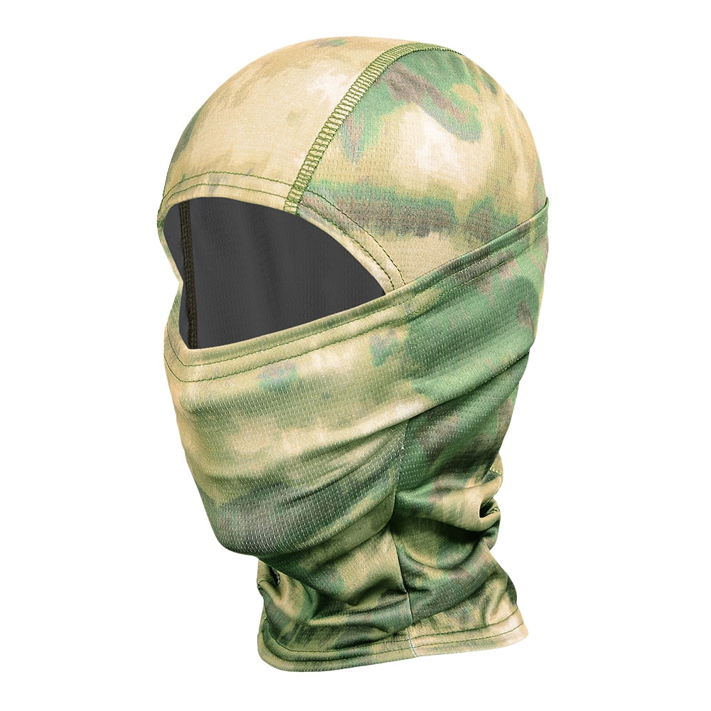 Multicam Camouflage Balaclava Full Face Mask Tactical Airsoft Cap Men
