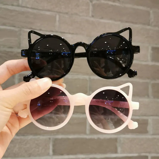 Girls Boys Cute Animal Cartoon Ears Sunglasses Outdoor Sun Protection
