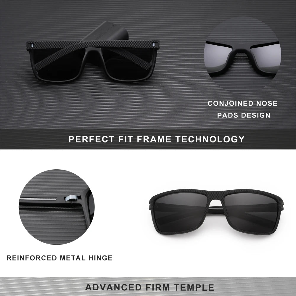 KINGSEVEN 2024 Design Sunglasses Men Women Driving Eye UV400 Polarized Glasses Anti-Slip High Quality TR90 Casual Glasses