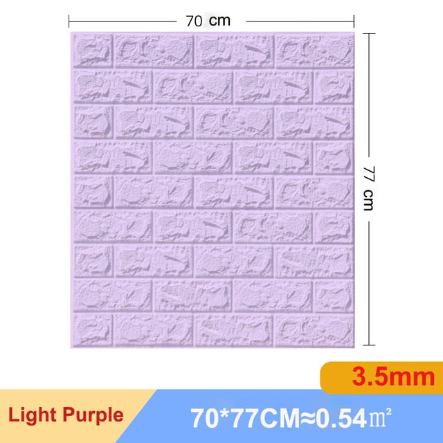 10 Pcs 3D Wall Stickers Self-adhesive Foam Luxury Decor DIY Wallpaper Living Room Bathroom Background Marble