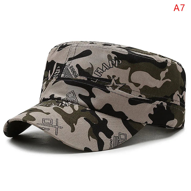 Einstellbare Baseballmütze Taktische Sommer Tarnfarbe Militär Armee Tarnfarbe Airsoft Jagd Camping Caps
