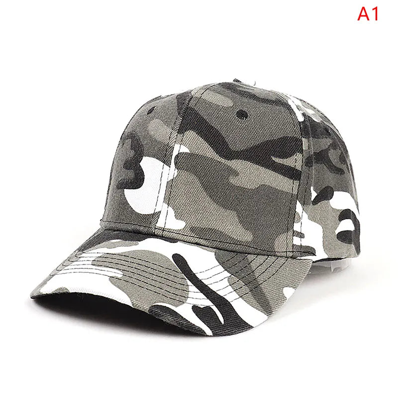 Einstellbare Baseballmütze Taktische Sommer Tarnfarbe Militär Armee Tarnfarbe Airsoft Jagd Camping Caps