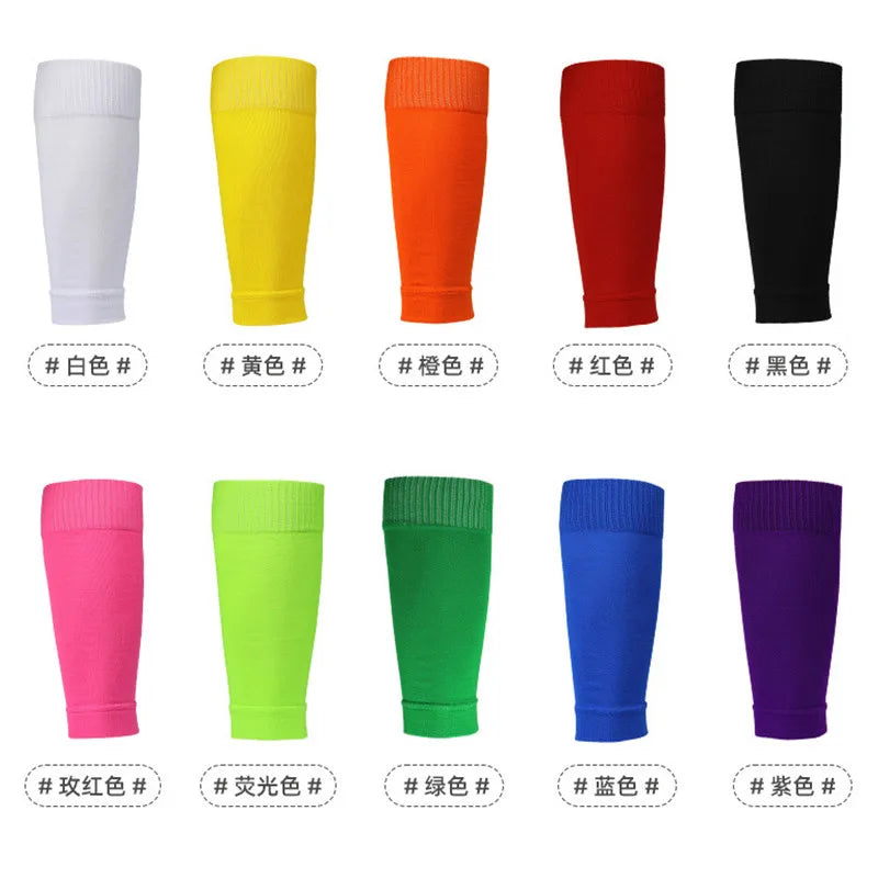 One set of high elasticity football shin guards adults children