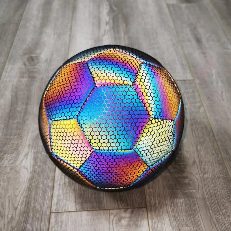 Super Cooler Reflektierender Fußball Nacht Leuchtender Fußball Ball