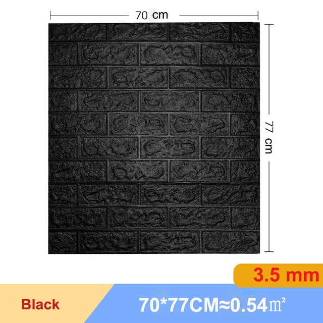 10 Pcs 3D Wall Stickers Self-adhesive Foam Luxury Decor DIY Wallpaper Living Room Bathroom Background Marble