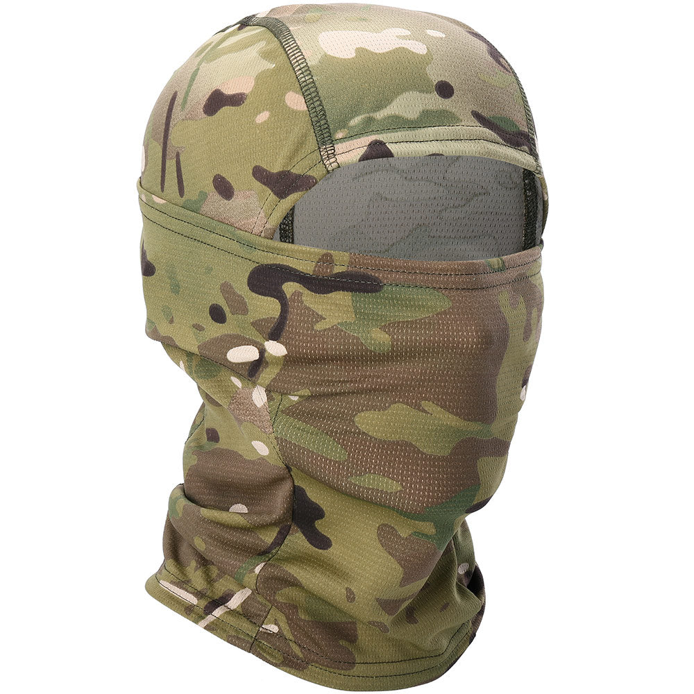 Multicam Camouflage Balaclava Full Face Mask Tactical Airsoft Cap Men