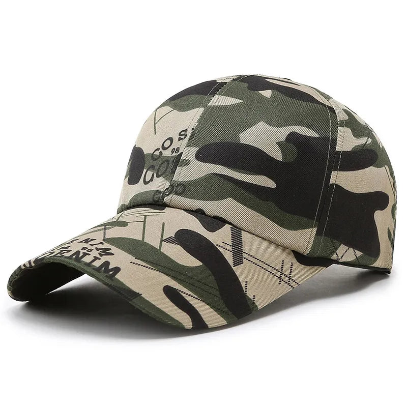 Einstellbare Baseballmütze Taktische Sommer Tarnfarbe Militär Armee Tarnfarbe Airsoft Jagd Camping Caps