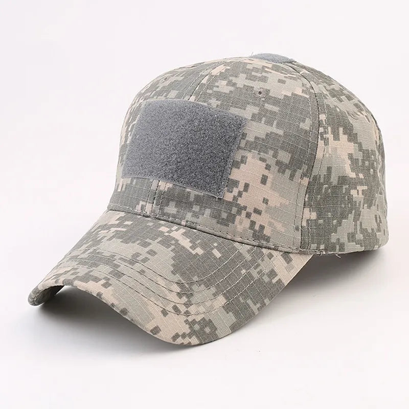 Einstellbare Baseballmütze Taktische Sommer Tarnfarbe Militär Armee Tarnfarbe Airsoft Jagd Camping Caps