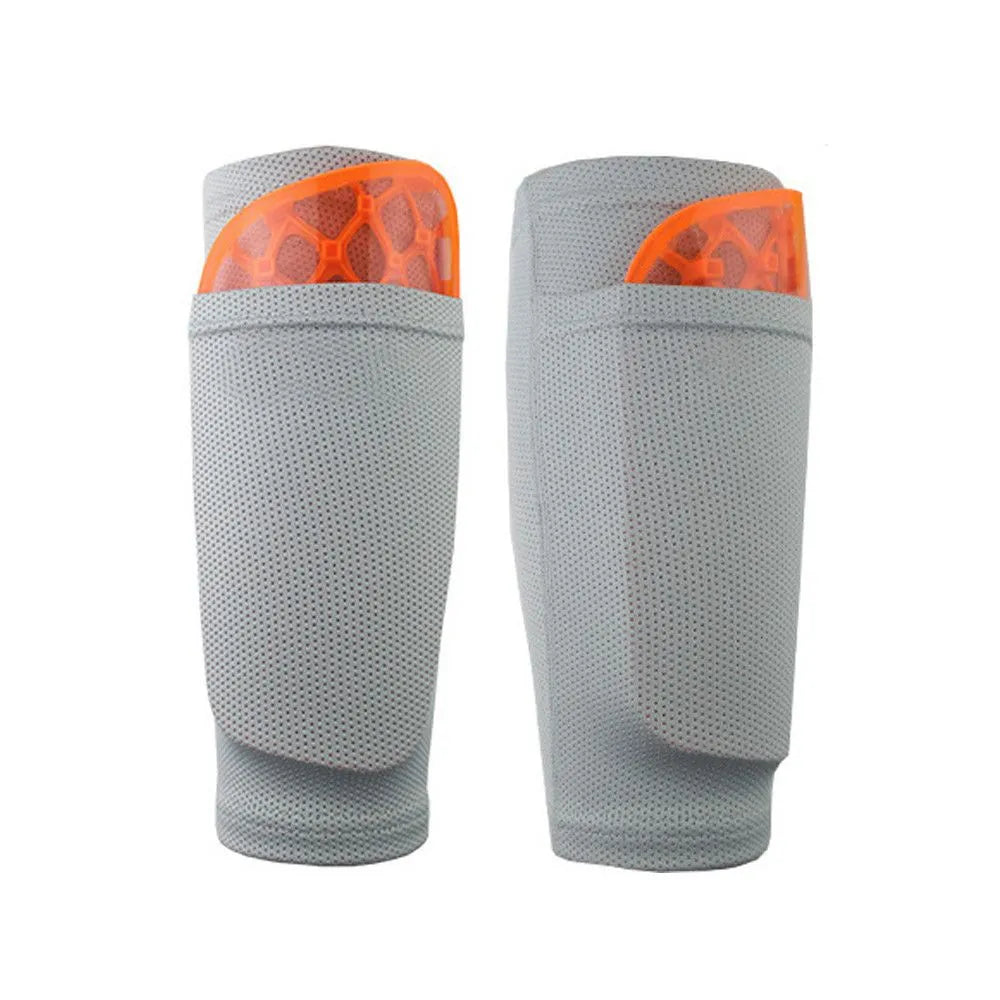 1 Pair Football Shin Guards Socks Protective Sleeves for Kids Boys Men