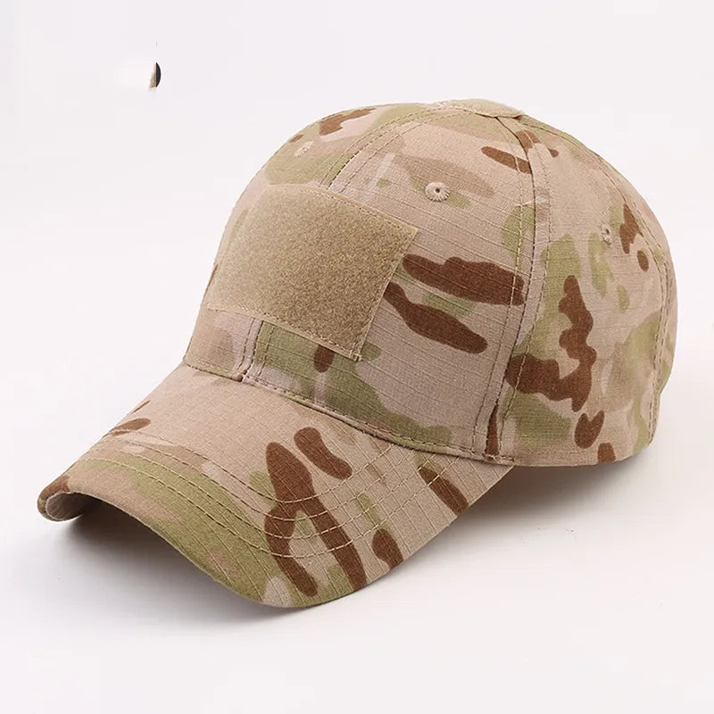 Einstellbare Baseballmütze Taktische Sommer Tarnfarbe Militär Armee Tarnfarbe Airsoft Jagd Camping Caps
