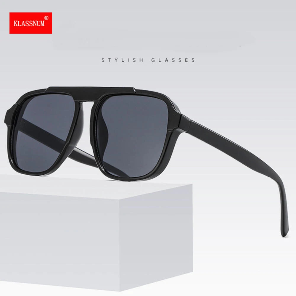 Men Oversized Frame Sunglasses Classic Big Frame Sport Glasses