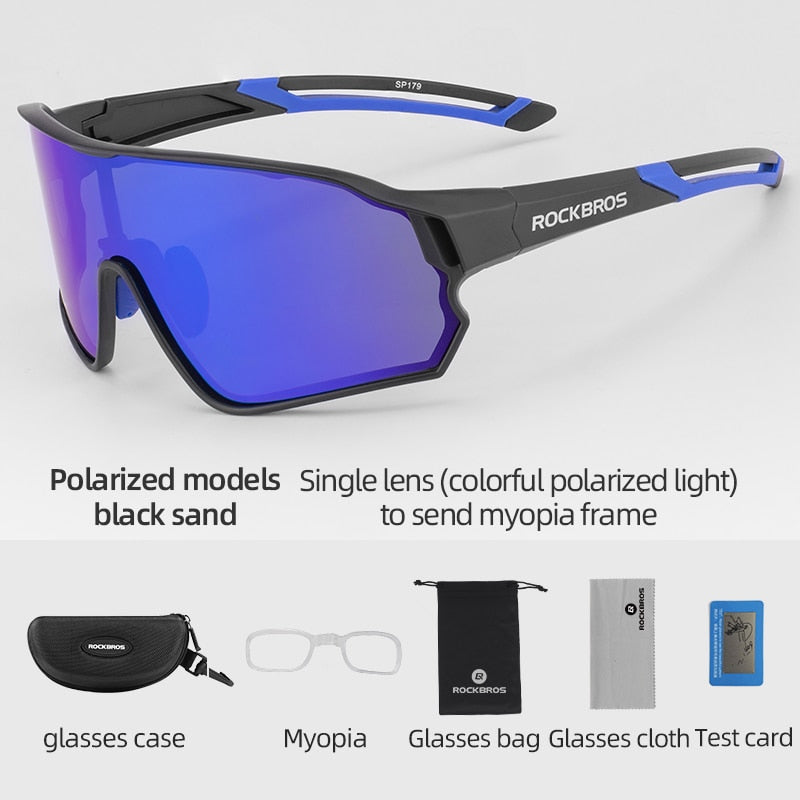 ROCKBROS Photochromic Cycling Glasses Bicycle UV400 Sport Sunglasses for Men Women