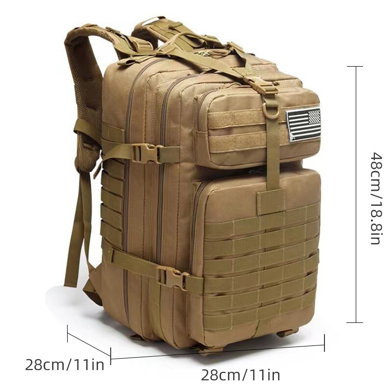 Men Hiking Backpack Large Capacity Army Tactical Men Backpack Military Camouflage Travel Outdoor Hiking Backpacks