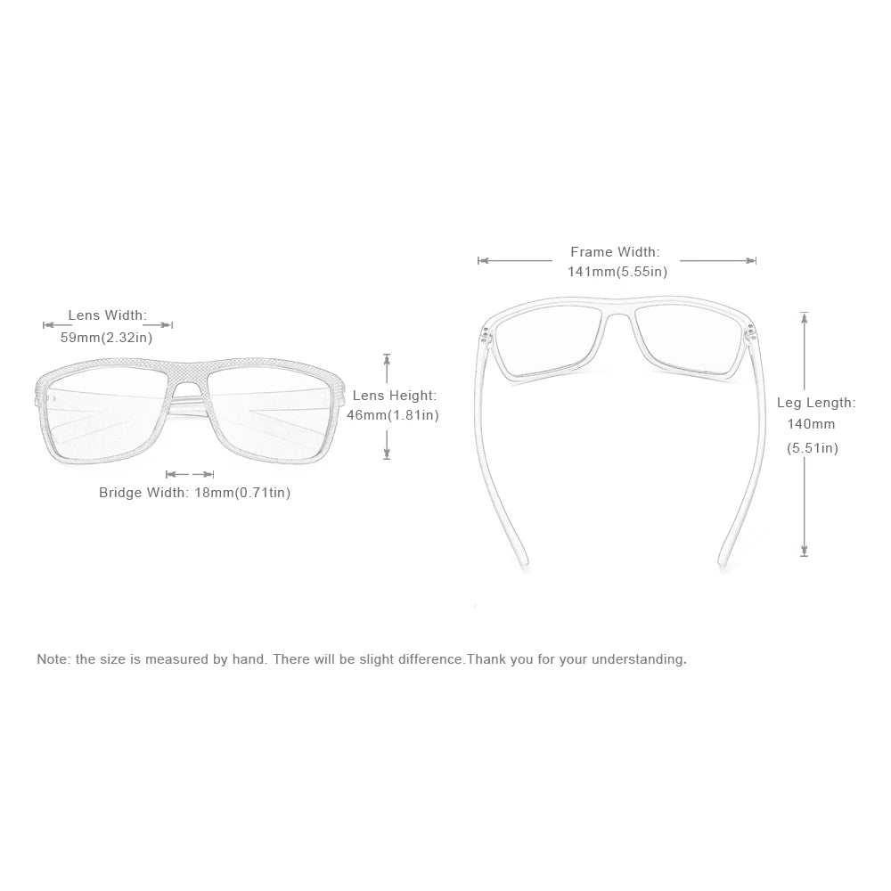 KINGSEVEN 2024 Design Sunglasses Men Women Driving Eye UV400 Polarized Glasses Anti-Slip High Quality TR90 Casual Glasses