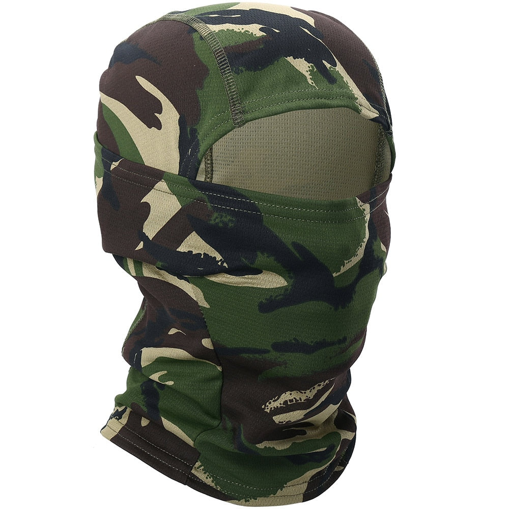 Multicam Camouflage Balaclava Full Face Mask Tactical Airsoft Cap Men