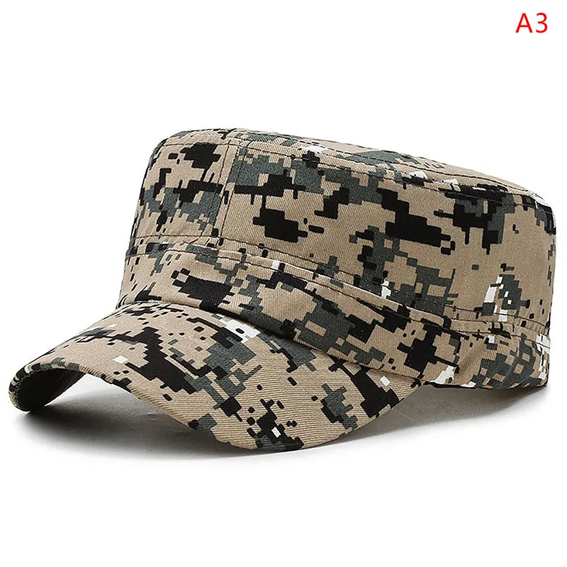 Einstellbare Baseballmütze Taktische Sommer Tarnfarbe Militär Armee Tarnfarbe Airsoft Jagd Camping Caps