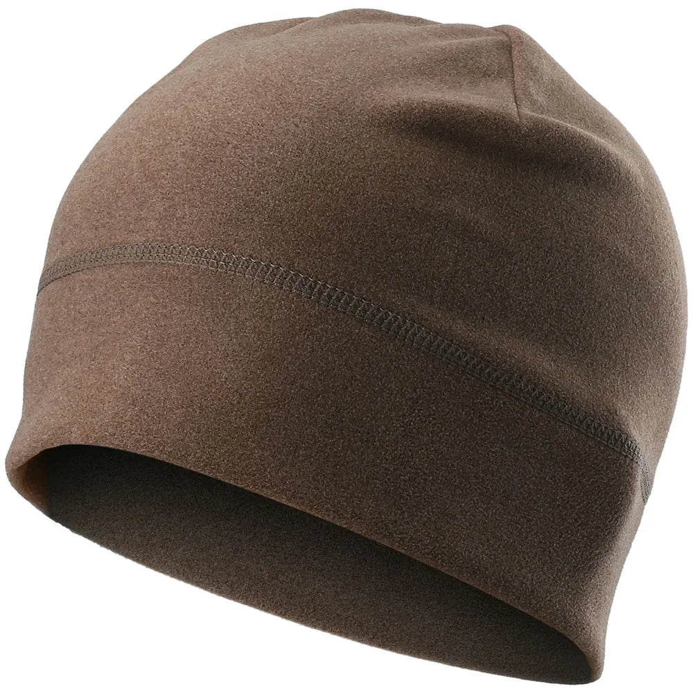Winter Fleece Mützen Fahrrad Sport Tennis Fitness Winddichte Mütze Stretch Laufen