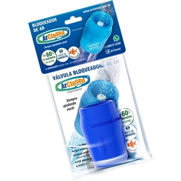 (Save Water) Air Blocker Eliminator Hydrometer Brazil Original Premium Cola ¾ "ArClosed