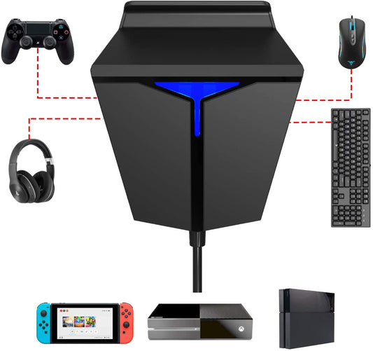 Tastatur-und-Maus-Converter-für-PS4/XBOX-ONE/Nintendo-Switch-Console-(Unterstützung-Voice-Chat-für-Fortnite/PUBG/Call-of-Duty)