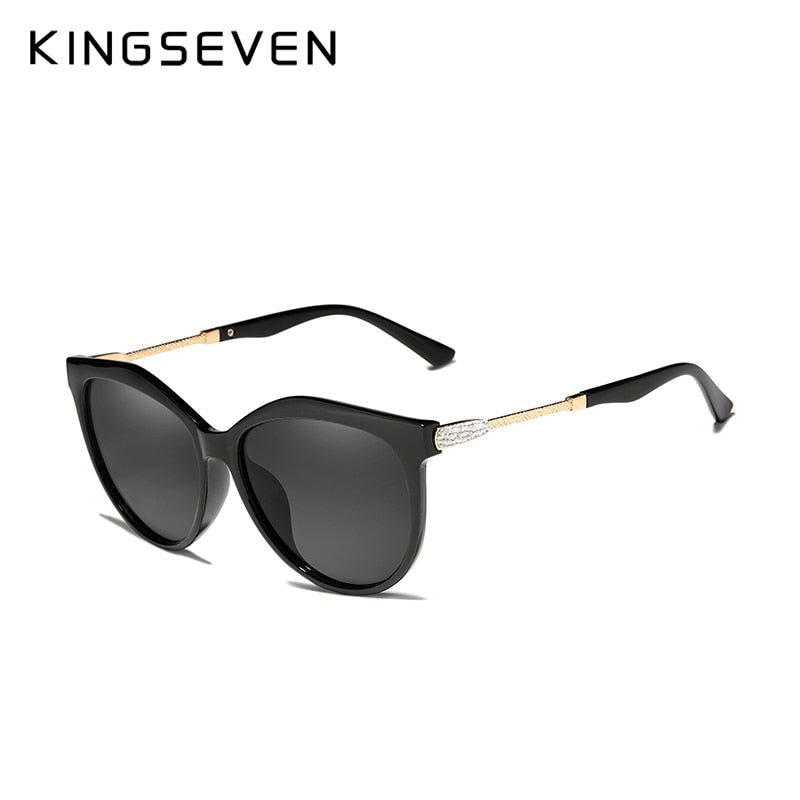 KINGSEVEN Damen-Sonnenbrille Polarisiert Luxus Lentes de sol