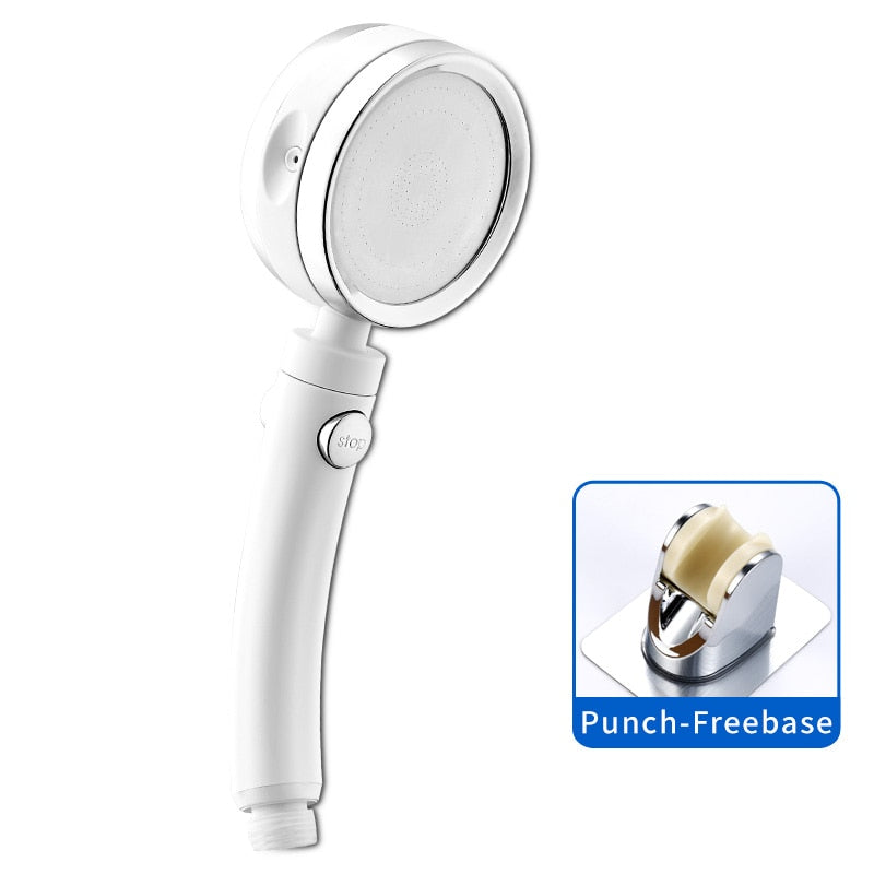 Handheld-Shower-Head-High-Pressure-5-Function-Adjustable-Bath-Shower-Jets-with-On/Off-Pause-Switch-Removable-Filter-with-Hose