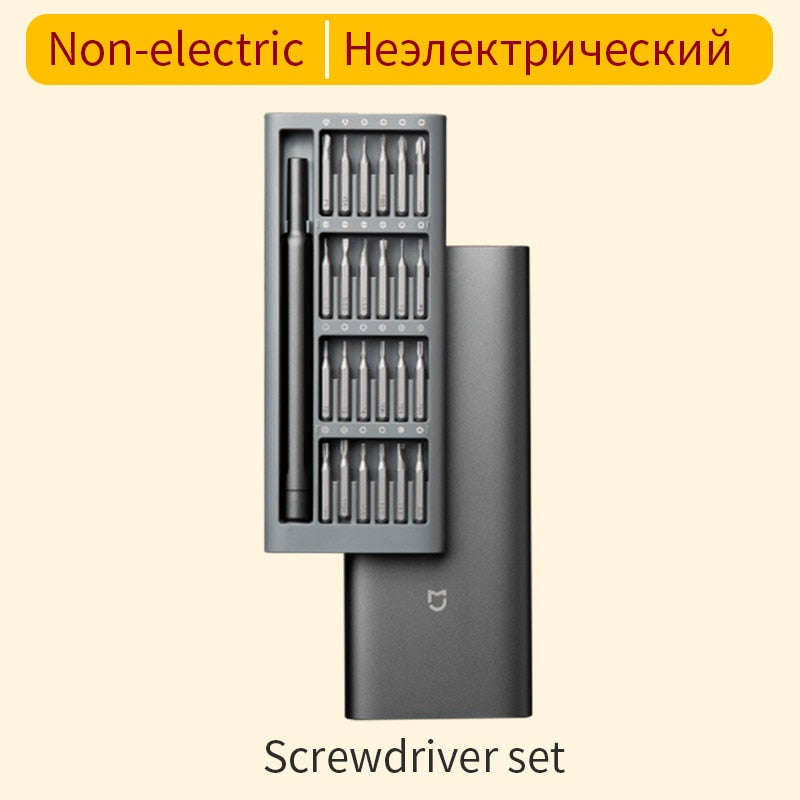 Xiaomi-Mijia-Electric-Precision-Screwdriver-Kit-2-Gear-Torque-Control-400-Screw-1-Type-C-Rechargeable-Magnetic-Aluminum-Case