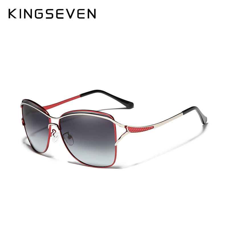 KINGSEVEN Sonnenbrille für Frauen - elegante Designer Mode mit Box