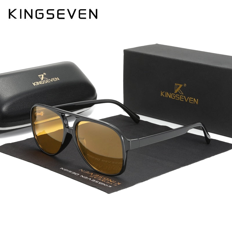 KINGSEVEN Retro Sunglasses 70s UV400